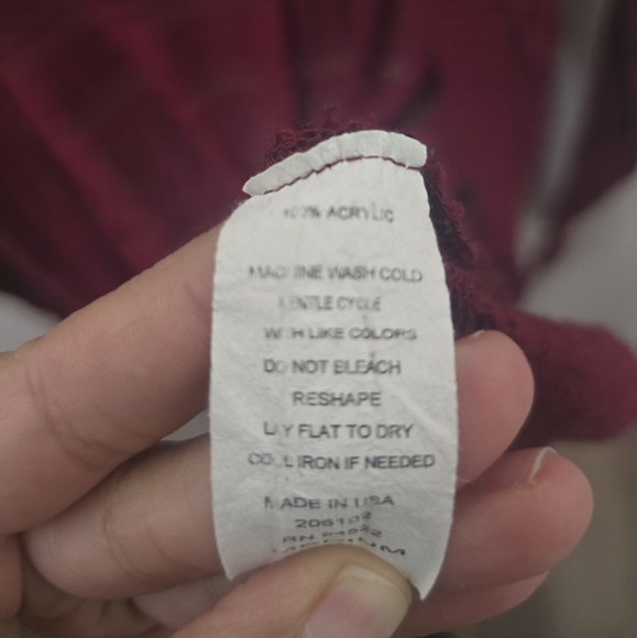 Say What? Burgundy Knit Cardigan - Picture 6 of 9